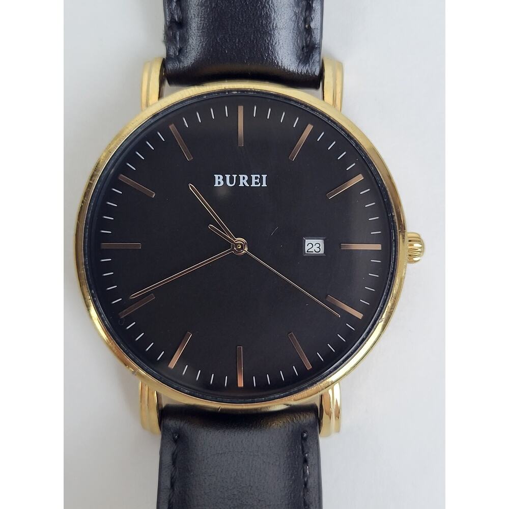 BUREI Watch S-19003M Black 41mm For Men